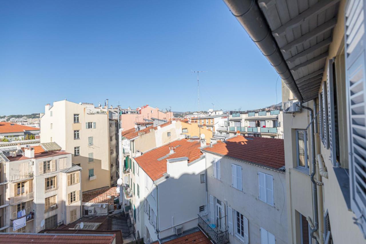 1 Su Ede - Dernier Etage Ascenseur - 1 Min Plage Et Zone Pietonne Nizza Kültér fotó